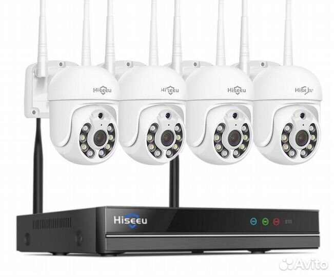 Комплект видеонаблюдения беспроводной Wi-Fi. Новый