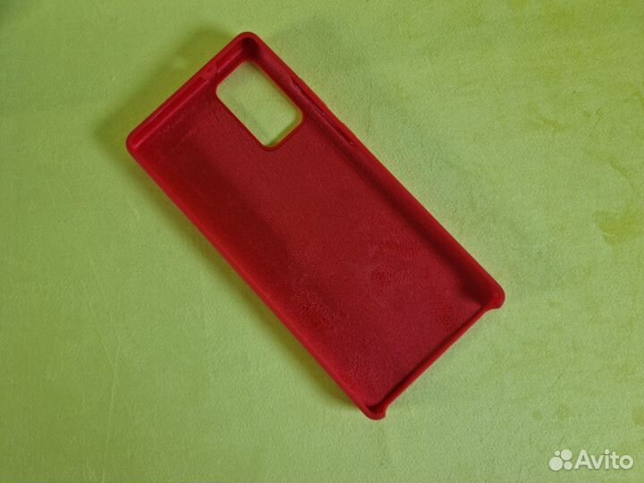 Чехол Samsung note 20 Silicone Cover