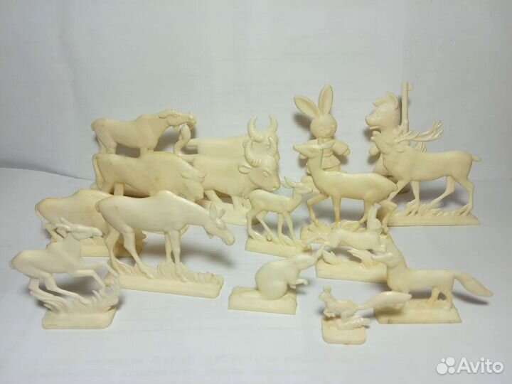 Миниатюрные Фигурки Животных СССР, Колкий пластик