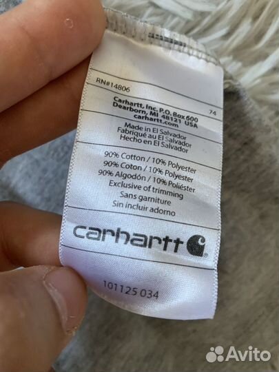 Футболка carhartt oversize