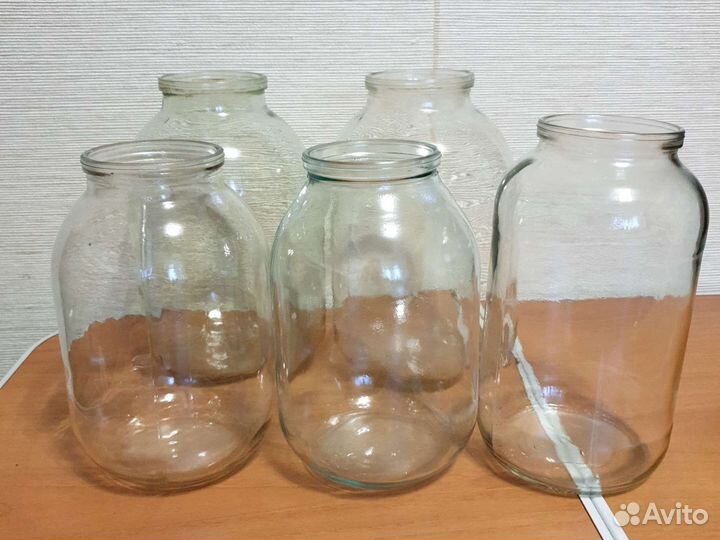 Банки 2л и 3л для закатки без сколов