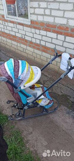 Детские санки с колесами