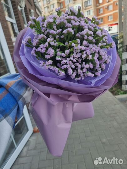 Статица сухоцвет. Сухоцвет.букет с доставкой