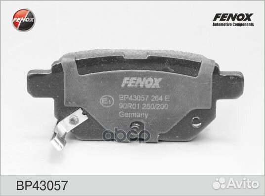 Колодки дисковые Fenox BP43057 BP43057 fenox