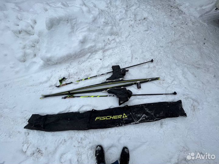 Коньковые лыжи fisher rcs skate plus