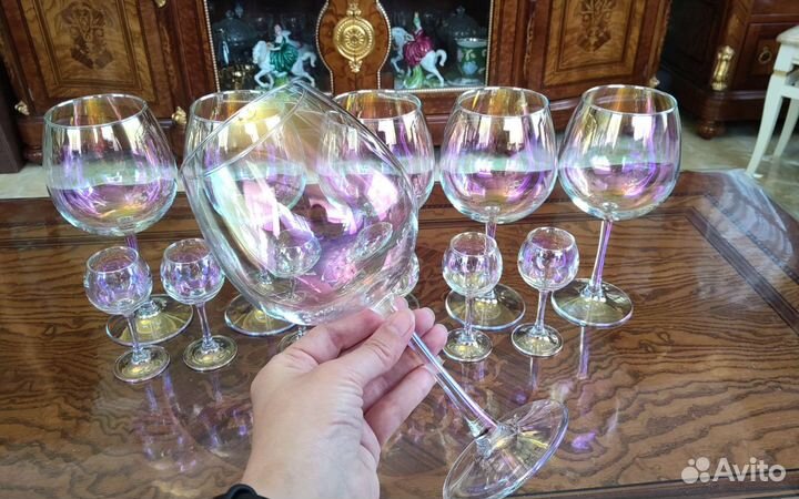 Бокалы фужеры рюмки