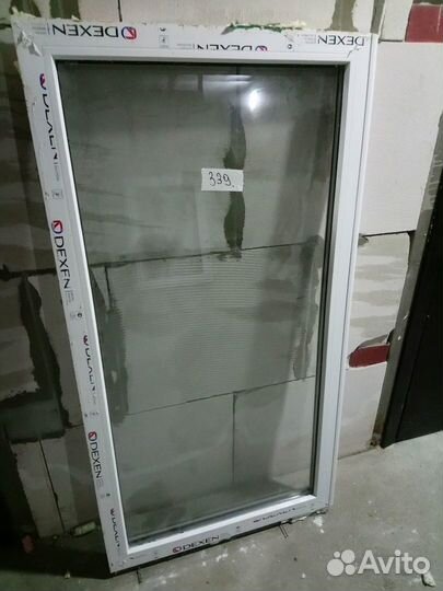 Окна пластиковые глухие бу (размеры в описании)