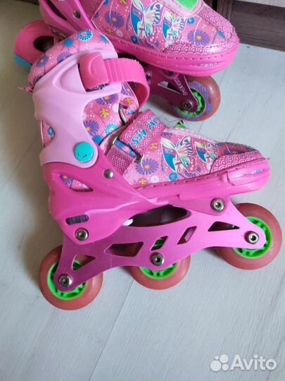 Роликовые коньки детские раздвижные