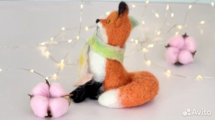 Мягкая игрушка лиса из сказки в подарок