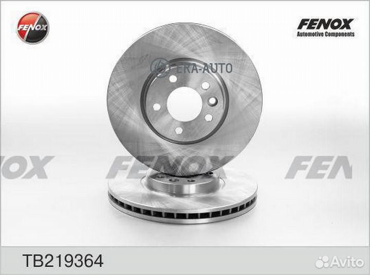 Fenox TB219364 Диск торм.пер.VW Transporter, 2.0 T