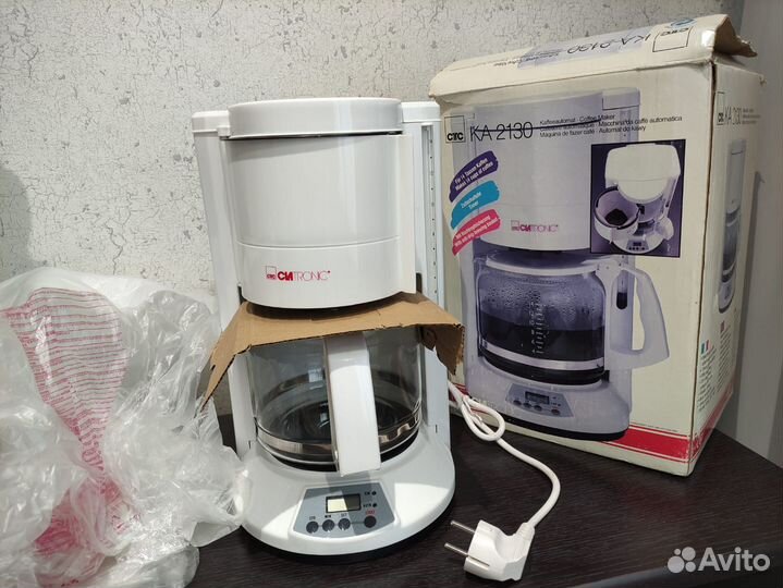 Кофеварка Clatronic новая немецкая