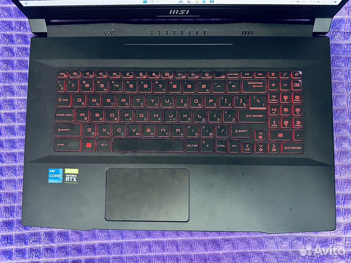 Игровой MSI katana gf76