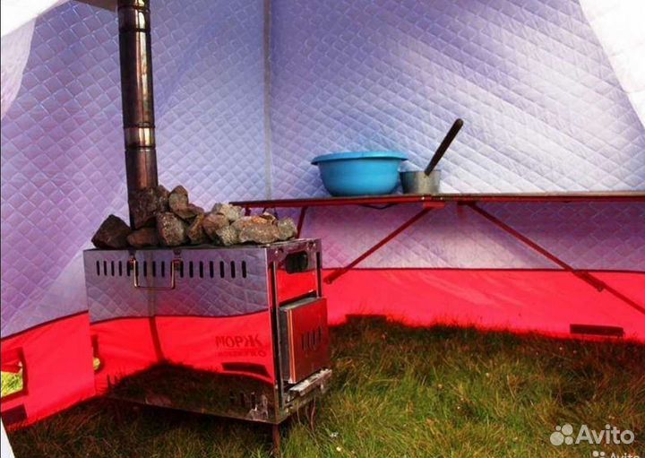 Мобильная баня, баня палатка, походная баня