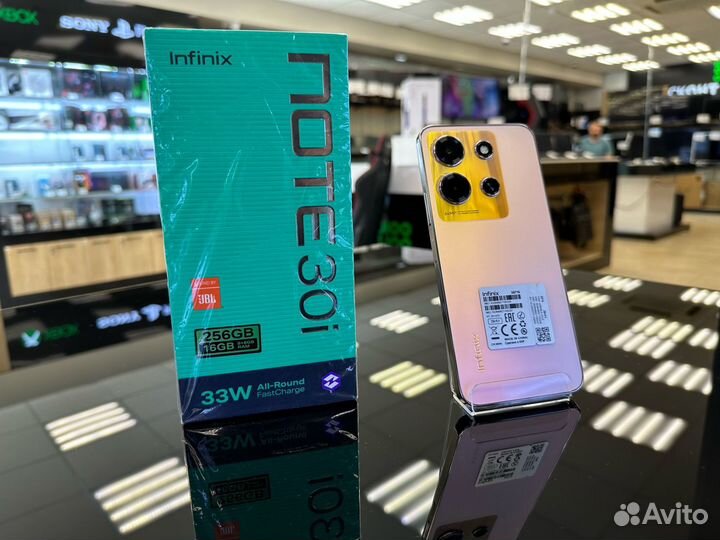 New Смартфон Infinix note 30i 8/256Gb Gold 5000mAh