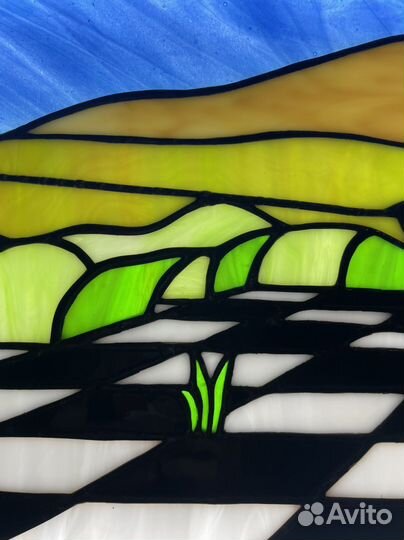 Картина панно ночник светильник стекло