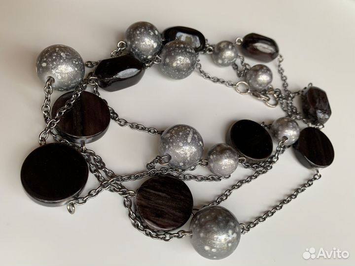 Бусы колье длинное 125 см