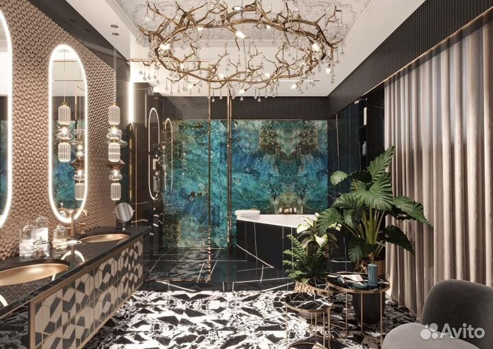 Дизайнер интерьера от 100 кв м