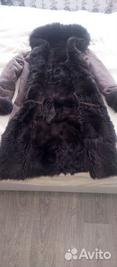 Дубленка натуральная женская 48 50
