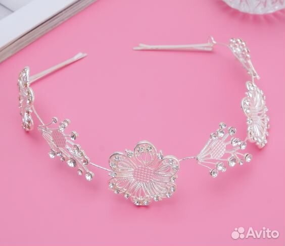 Аксессуар для волос (ободок) 23 см на невидимках