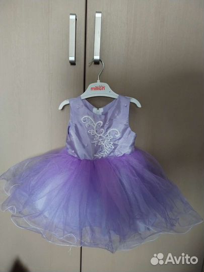 Платье для девочки 68 74