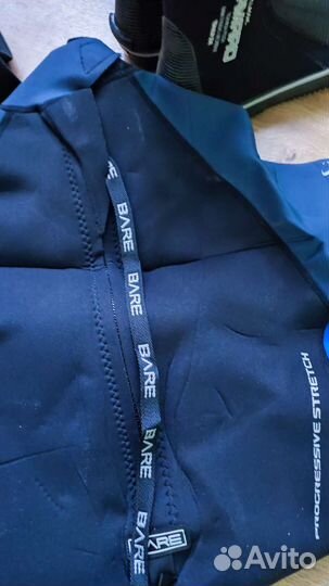 Гидрокостюм сухой для дайвинга Bare США р.S,M
