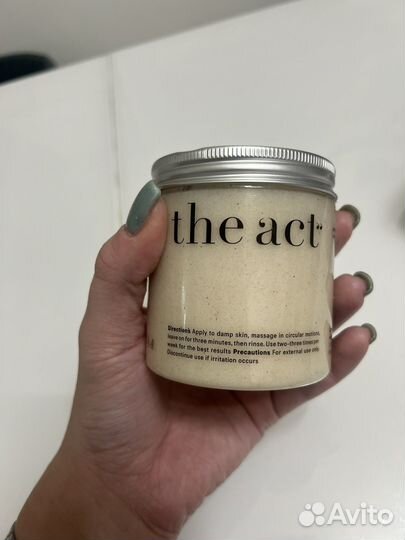 Скраб для тела the act