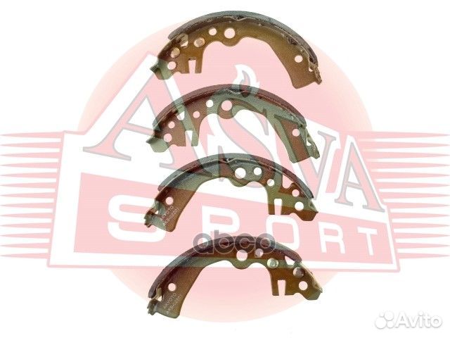 Колодки торм.задние (барабанные) /180 x 27,6 mm