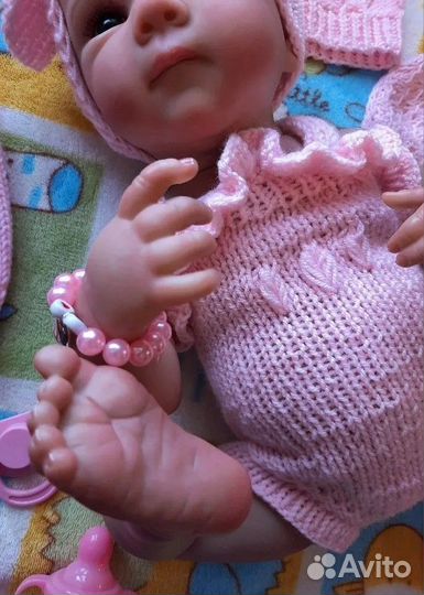 Новый реборн с новым комплектом одежды)