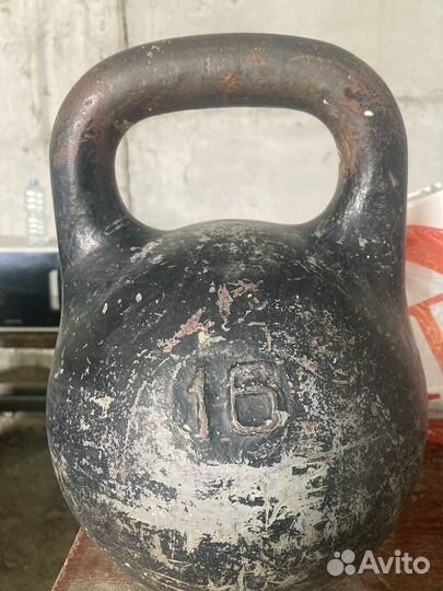Гиря чугунная 16 кг