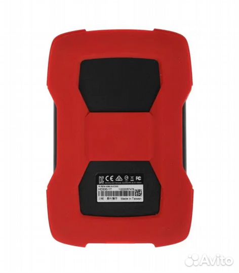 1 тб внешний жесткий диск adata HD330, красный (AH