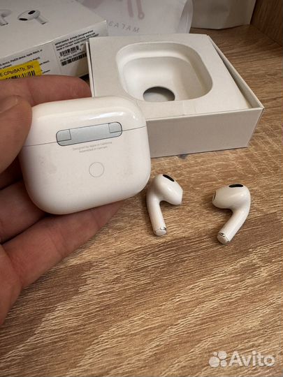 Airpods 3 original б у в allo с коробкой