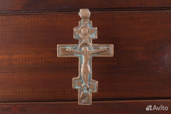 Крест распятие 9,5х5,5 см Пластика