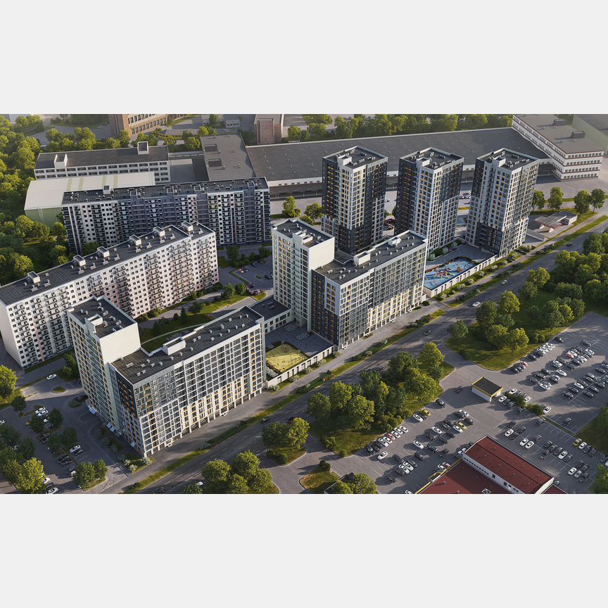 2-к. квартира, 73,5 м², 6/18 эт.