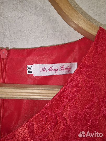 Красное платье для девочки на праздник