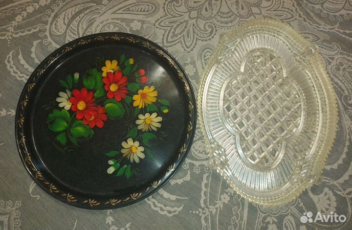Подносы металлический СССР