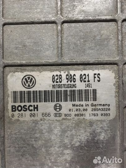 Эбу VW Golf lll 1.9tdi 028906021FS