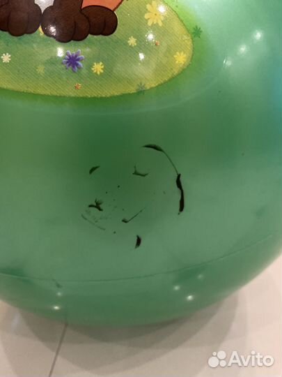 Мяч прыгун гимнастический с рожками