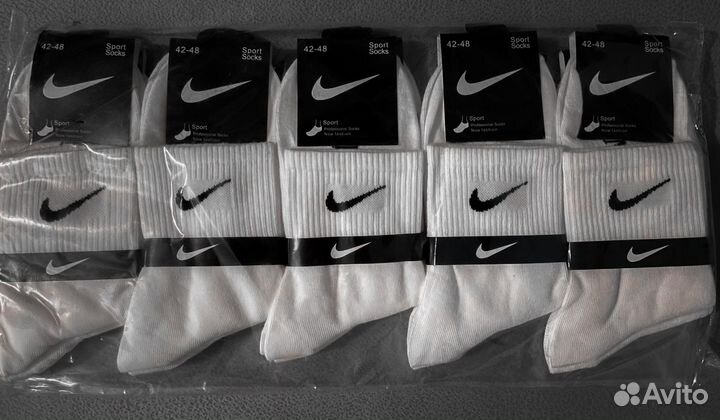 Носки Nike белые
