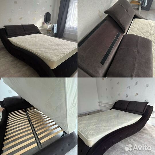 Кровать двухспальная с матрасом