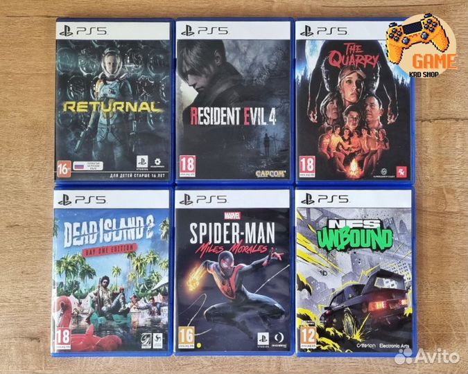 Игры на PS5 (б/у)