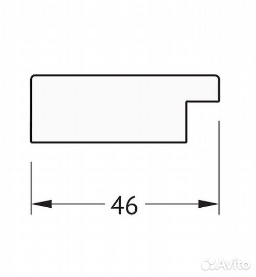 Зеркало Evoform Definite 131х71 BY 3293 в багетно