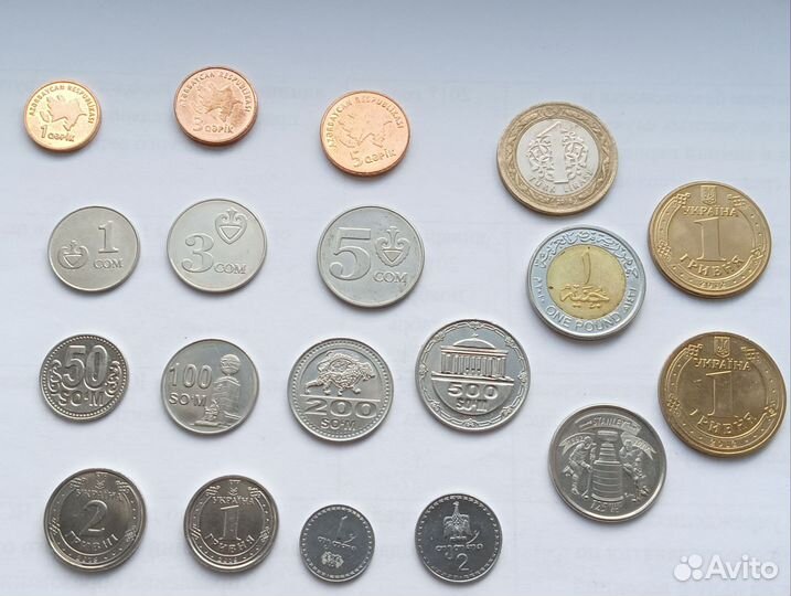 Монеты Казахстана и других стран