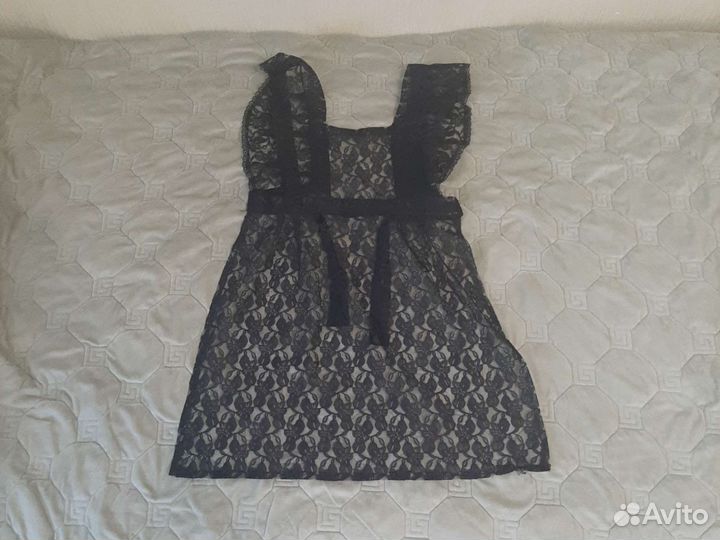 Школьный фартук черный