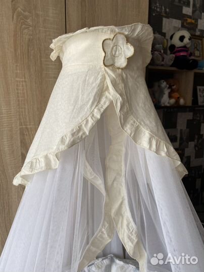 Балдахин с держателем на детскую кроватку