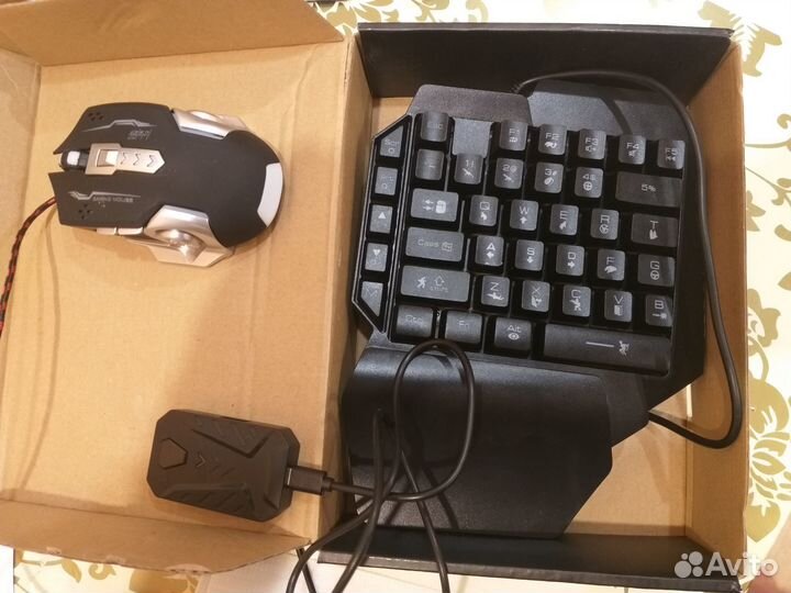 Комплект подключения мышки и клавиатуры к телефону