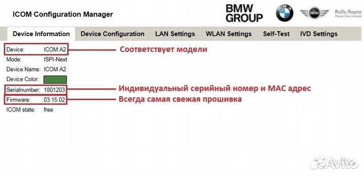 BMW icom A2 + B + C дилерский сканер бмв