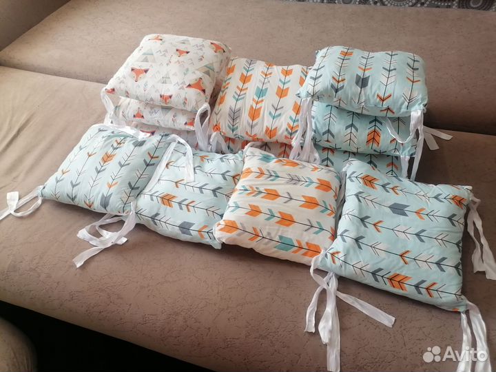 Бортики в детскую кроватку