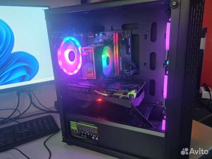 Игровой системный блок I3 10100F/1660S