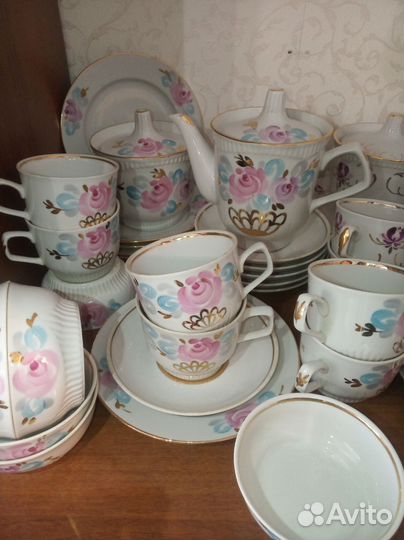 Новый чайный сервиз 26 предметов СССР