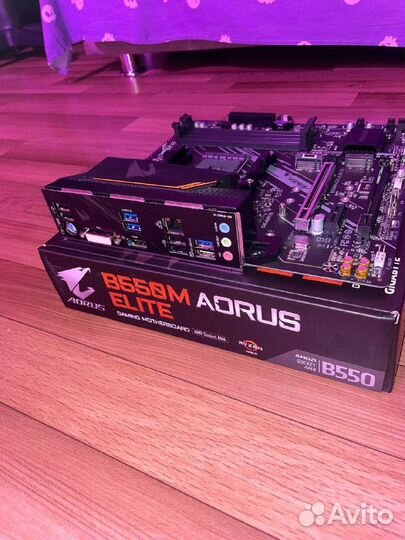 Материнская плата am4 b550m aorus elite